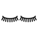 False Eyelashes Pair icon