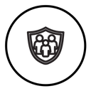 Family insurance icon