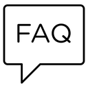 FAQ Speech Bubble icon