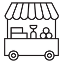 Farmer stall icon