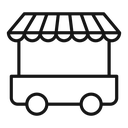 Farmer stall icon