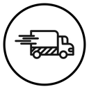 Fast Shipping Truck Badge icon
