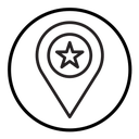 Favorite place icon