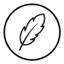 Feather icon