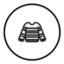 Female sweater icon