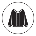 Female sweater icon