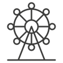 Ferris wheel icon