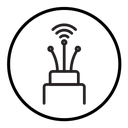 Fiber optic cable icon