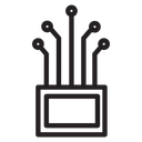 Fiber optic cable icon