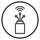 Fiber optic cable icon