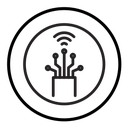 Fiber optic cable icon