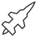Fighter jet icon