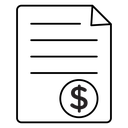 File invoice icon