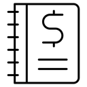 Financial log icon