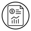 Financial report icon