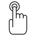 Finger control icon