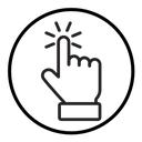 Finger tap icon