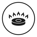 Fire burner icon