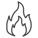 Fire flame 3 icon