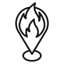 Fire location icon