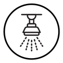 Fire sprinkler icon