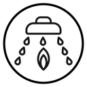 Fire sprinkler icon