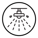 Fire sprinkler icon