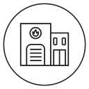 Fire Station Building icon