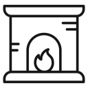 Fireplace icon