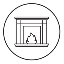 Fireplace icon