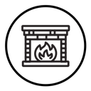 Fireplace icon