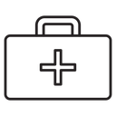 First aid kit icon