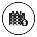 Fiscal year icon