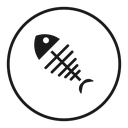 Fish bones icon