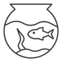 Fish bowl icon