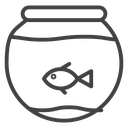 Fish bowl icon