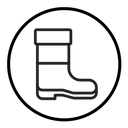 Fishing boots icon