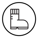 Fishing boots icon