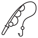 Fishing rod icon