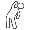 Fitness exercise icon