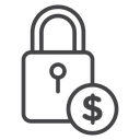 Fixed Price Padlock icon