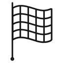 Flag checkered 4 icon