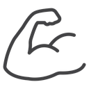 Flexed Bicep Arm icon