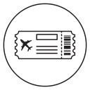 Flight tickets icon