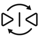 Flip horizontal icon