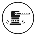 Floor sanding machine icon