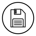 Floppy disk (2) icon