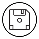 Floppy disk (2) icon
