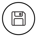 Floppy disk (2) icon