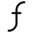 Florin sign icon